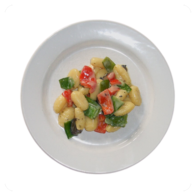 Gnocchi con trufas